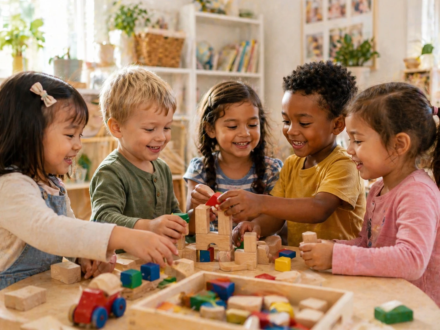 Children enjoying outdoor play at Safe Garden Home Daycare in Coquitlam